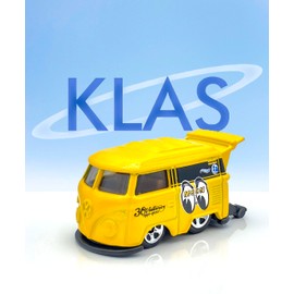 Hot Wheels Kool Kombi (Yellow - MOON EYES) 2/5 Surf's Up 2023-49/250 (Short Card) - COMES IN A KLAS CAR KEEPER PROTECTIVE COLLECTORS CASE - HKJ33