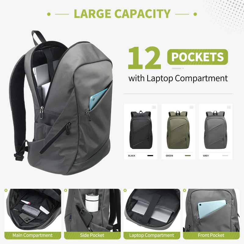 DTGN Travel Backpack Laptop Backpack, 20L Casual Daypack, Weekender Bag