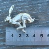 Running Hare Kitchen Knobs, Hare Drawer Knob, Cabinet Knobs, Handmade,