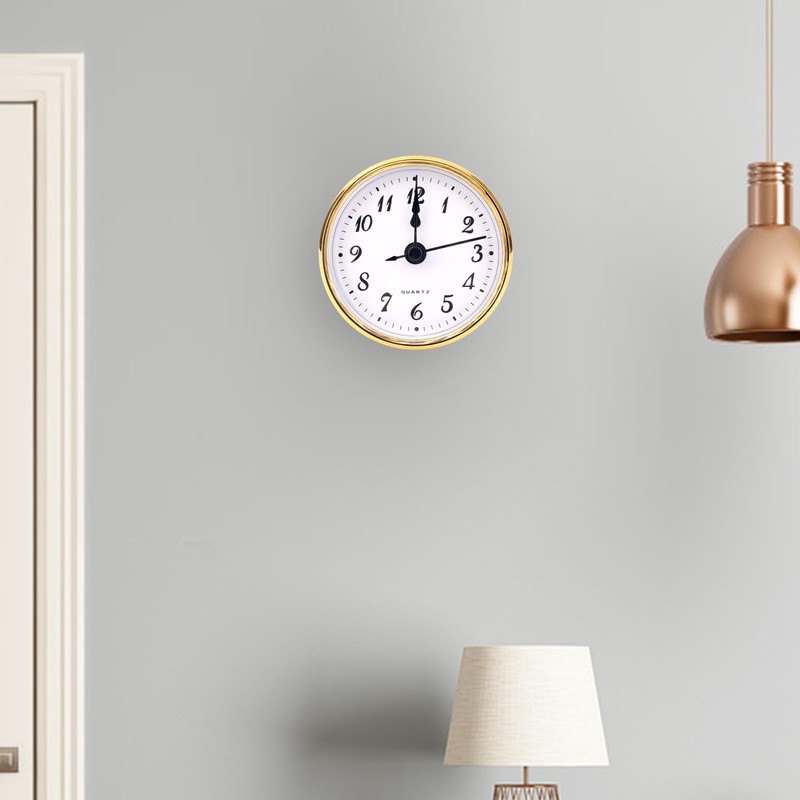 BTFO Round Quartz Clock Insert, 2.8 Inch Mini Quartz Movement