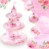 NatNarr 2 Pack Princess Cupcake Stand Princess Birthday Party Decorations