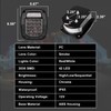 Wodvyss 38 LED Black Lens Tail Lights for Jeep Wrangler