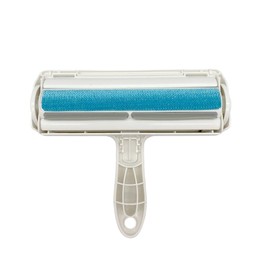 Pet Hair Remover Roller Brush - Reusable, Nylon Bristles, with Hair Collection Chamber, Effective Cleaning of Pet Hair, 19.5 x 19 cm