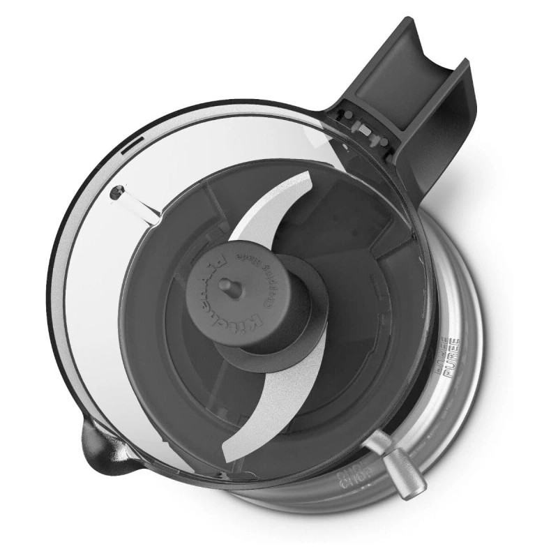 KitchenAid KFC3516CU 3.5 Cup Mini Food Processor (Contour Silver) Speeds