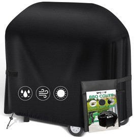 SPGOOD Protective Barbecue Cover, Weatherproof, Waterproof, 420D Oxford Fabric, Gas Grill Cover, Dustproof and Tear-Resistant, Universal, 105 x 49 x 102 cm