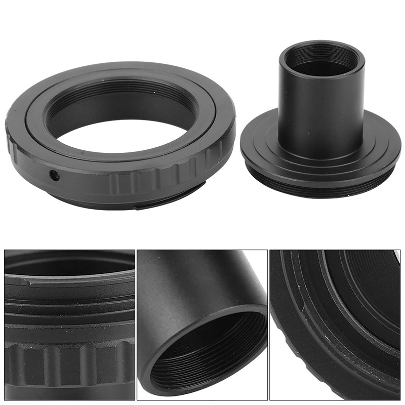 Metal Adapter Ring 23.2mm T Mount Microscope Eyepiece for SLR