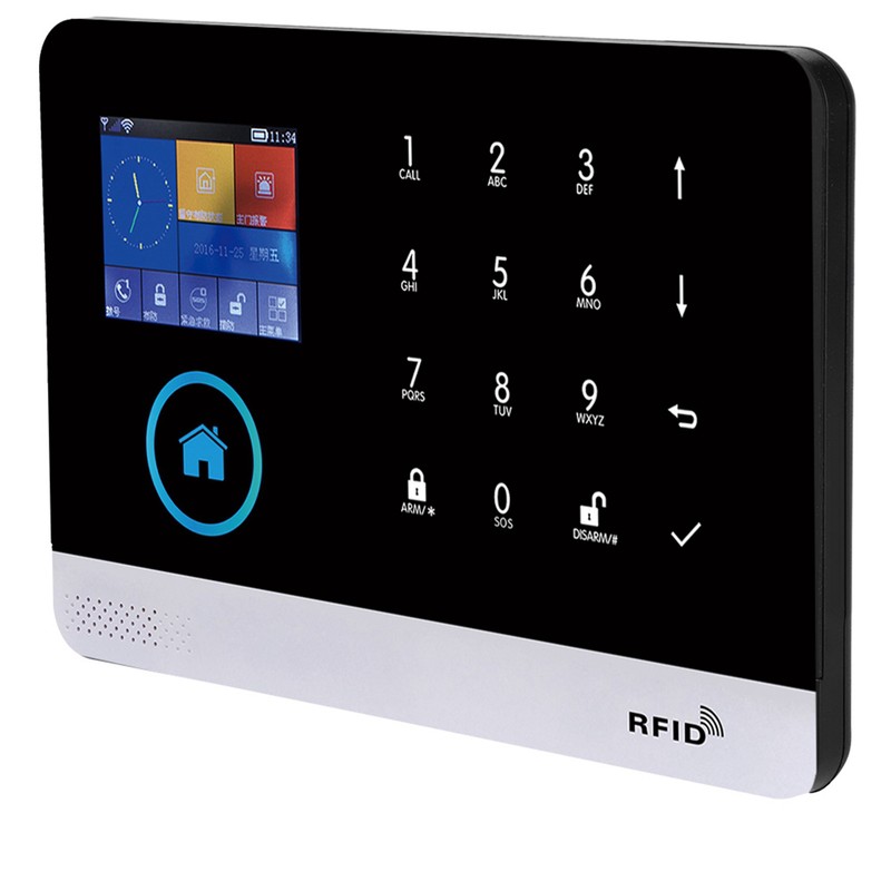 433MHZ Wireless GSM+GPRs WIFI Intelligent Video Alarm Smart Home Security