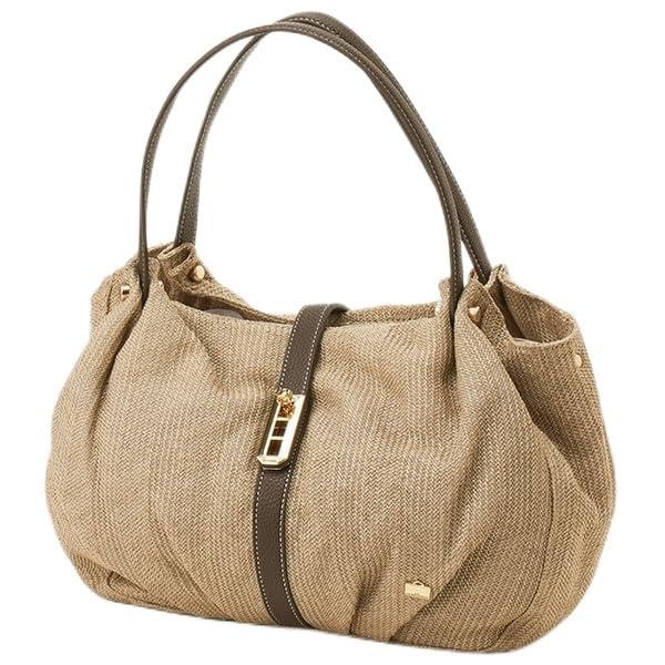 La Bagajerry Basket Bag Style 2-Way Summer Tote, Greige (26)