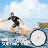 TRINKA 20PCS Surfboard Traction Pads, Waxless Hexagon Surfboard Clear Deck