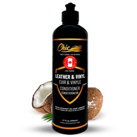 Chic Marine Leather Conditioner Vinyl Protector Made with Lanolin and Coconut Oil for Sofa, Boat and Car Seats