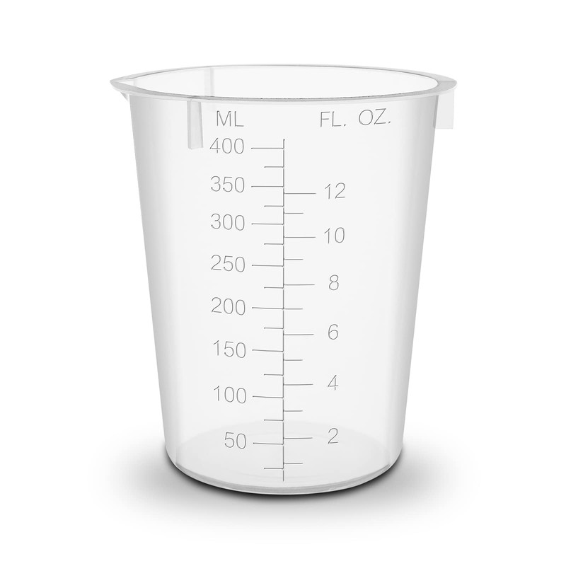 5pcs RE-GEN 400ml Plastic Multi-Purpose Graduated Liquid Mixing Measuring Cups