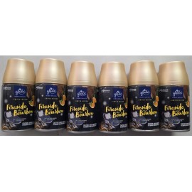 Glade 6 Glade Automatic Spray Refills ,Fireside Aged Bourbon, Limited Edition Oak Oil