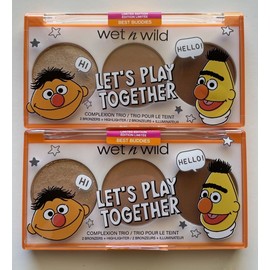 wet n wild 2 Wet n Wild Sesame Street Let's Play Together Best Buddies Bronzers Highligher