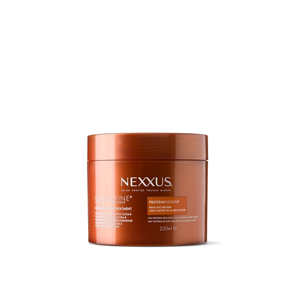 Nexxus, Pre-Wash Detangler Curl Define, Detangling Prewash, with Silk Protein and Marula Oil, Detangles, Strengthens Curly and Wavy Hair and Protects It From Breakage 250ml