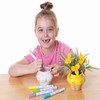 Baker Ross Cupcake Ceramic Flowerpots - Box of 3, Cute