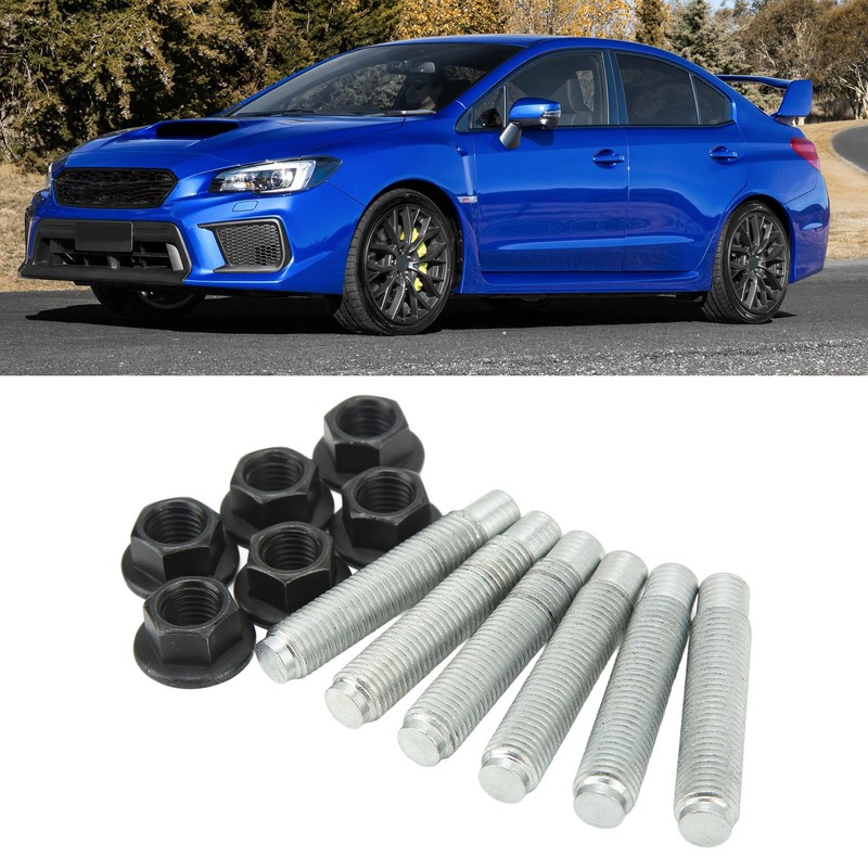 Exhaust Manifold Stud Nut Kit 800910550 Replacement for Subaru Legacy