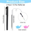 AOZUO Magic Pens & Refills for Magic Practice Copybook, Grooved