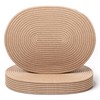Oval Placemats Set of 8 Woven Farmhouse Kitchen Table Mats