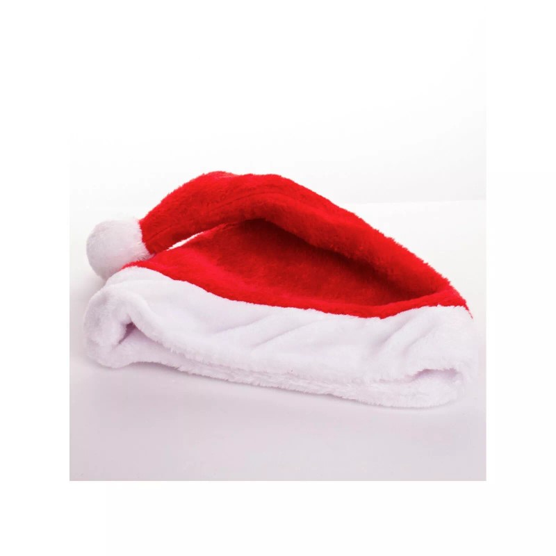 Hayes Specialties Corporations Christmas Santa Hat. Red White Plush Santa