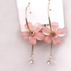 Stocking Stuffers Holiday Outfits for Women 2024 Pink Flower Earrings