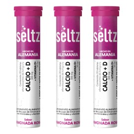 Calcio + Vitamina D 3 Pack Seltz Tabletas Efervescentes