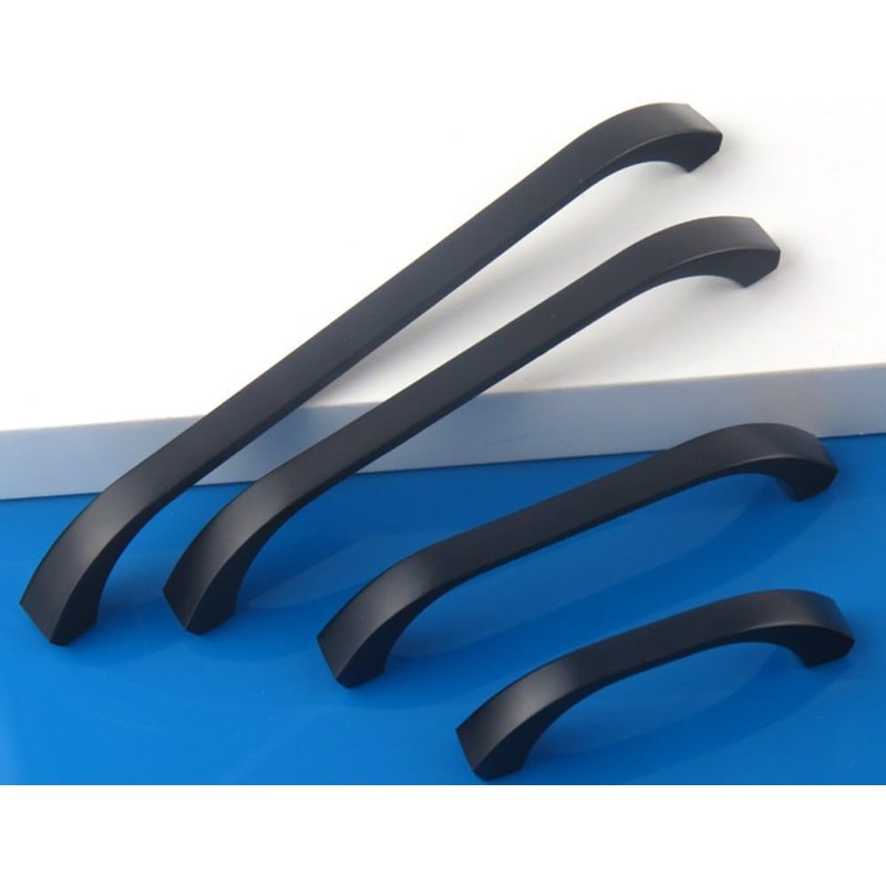 4Pcs Black Furniture Handles Drawer Handles Railing Handle Handle Handle