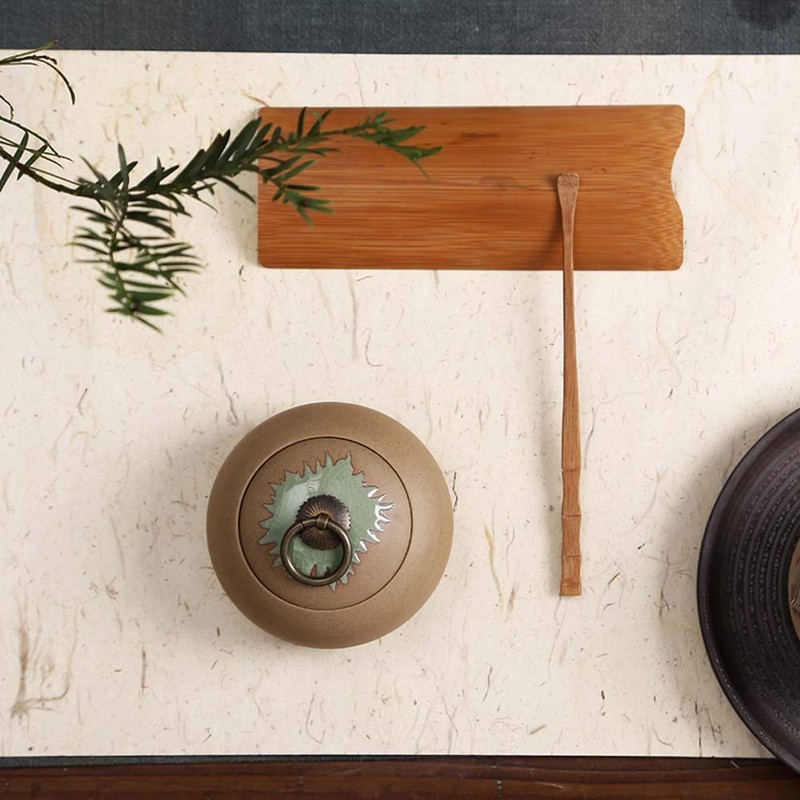 FANCYPUMPKIN Chinoiserie Tea Caddy Coffee Sugar Sealed Storage Jars Tea