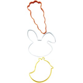 Wilton, Set of 3, Carrot, Bunny & Bird Cookie Cutters, 2308-7556
