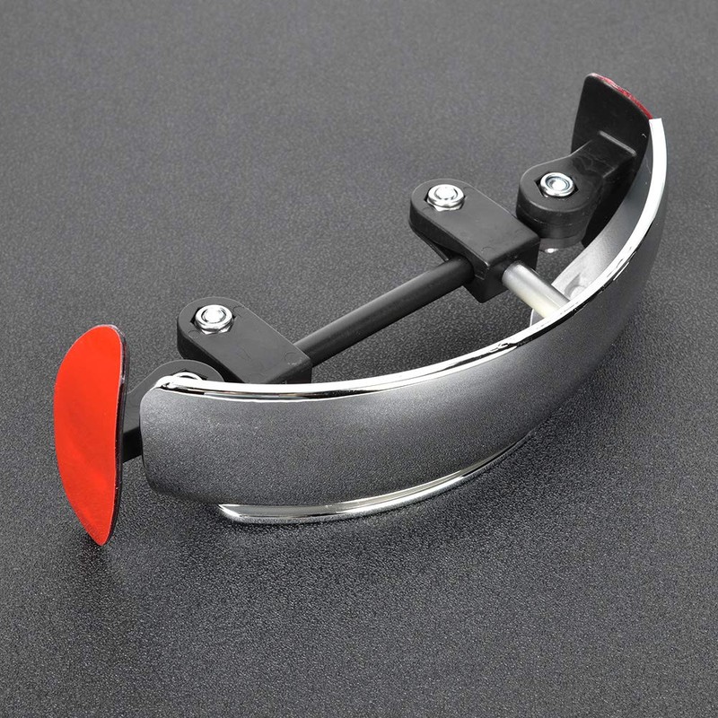 Espejo Retrovisor Holográfico para Motocicleta ABS Cromado Plata Cromado Espejo