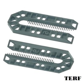 TERF® 100mm X 43mm X 6mm Thick U Shims Packers Spacers Plastic Packing Horseshoe Window Glazing Door Kitchen Cabinet Tiles Installations with 6mm Thick - Pack of 25