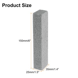 HARFINGTON 20pcs Natural Pumice Stone, Toilet Bowl Cleaner Pumice Stone for Hard Water Marks Cleaning on Toilets, Grills, Tiles, Grout, Sinks, Bathtubs, Pools, Gray