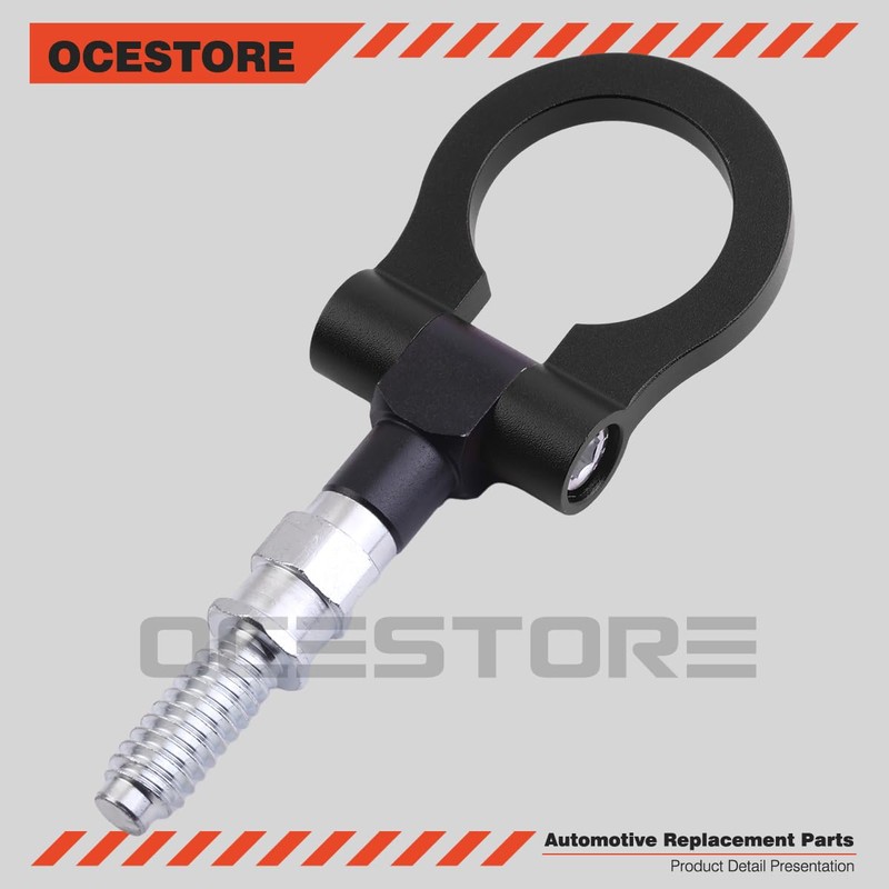 OCESTORE Track Racing Style Tow Hook Towing Eye CNC Aluminum