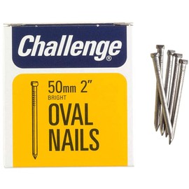 Oval Nails Bright, 50MM (225G), Nail Fasteners, Hardware - 12016