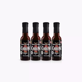 Salsa Culichi Negra/ Seafood Sause Quantity of 4 Bottles 6.4oz
