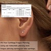 Tiny Surgical Steel Silver Stud Earrings for Men Women,Comfy Screw