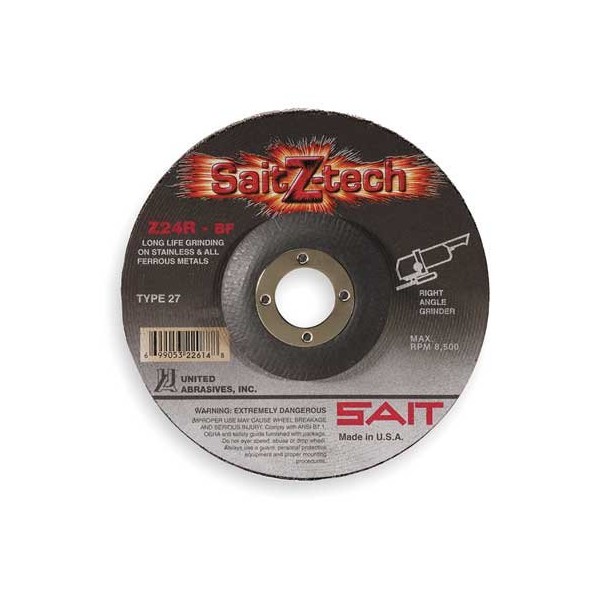 Depressed Center Wheel, T27, 7x1/4x7/8, ZA