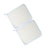 Ipetboom 2pcs Exfoliating Nylon Bath Cloths for Quick Drying Gentle
