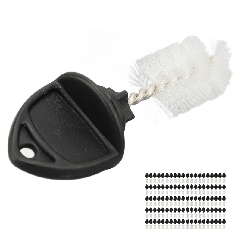 100Pcs Beer Plugs Tap Brush Dustproof Multifunctional Nylon Cleaning Brush