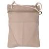 New PASSPORT Leather ID Holder Neck Travel Pouch Wallet (Pink)