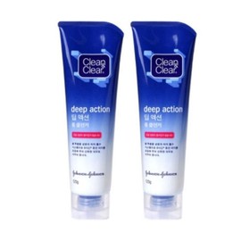 Clean & Clear Deep Action Foam Cleansing 120g x 2 / 클린앤클리어 딥 액션 폼클렌징 120g x 2개