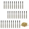 Liyafy 30Pcs 40mm Tuning Pin Nails with Brass Rivets Set