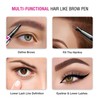 Boobeen Microblading Eyebrow Pen Set, 2-in-1 Dual-Ended Liquid Eye Brow
