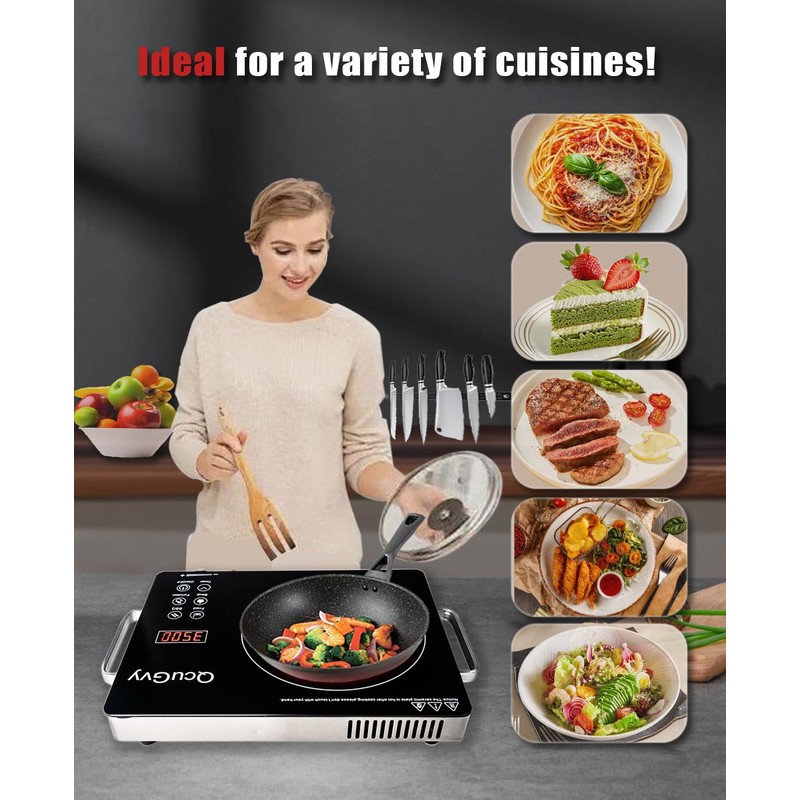 Portable Infrared Burner 3500 Electri Burner with 3 Hours Timer-Electric