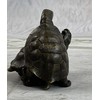 Original Milo Bronze Sculpture Signed Sea Turtle Artwork Ancient Mariner