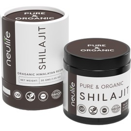 Shilajit - Himalayan Gold Grade Shilajit Resin for Men & Women - Premium Shilajit Rich in Fulvic, Humic Acid & 85+ Minerals- Neulife UK's Lab Tested & Certified 30G Pure Shilajit