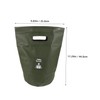 KOMBIUDA Foldable Water Basin 15l Collapsible Camping Trash Bin Outdoor