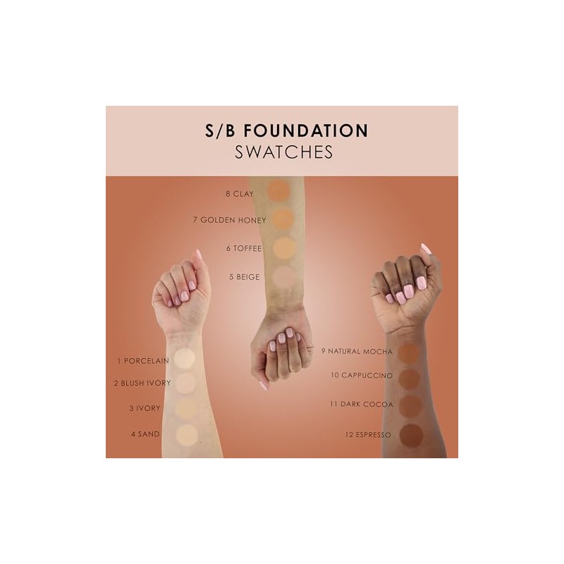 Temptu S/B Foundation: Natural Long Lasting Airbrush Foundation, Golden Honey,