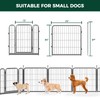 FXW Aster Dog Playpen Designed for Yard, 8 Panels