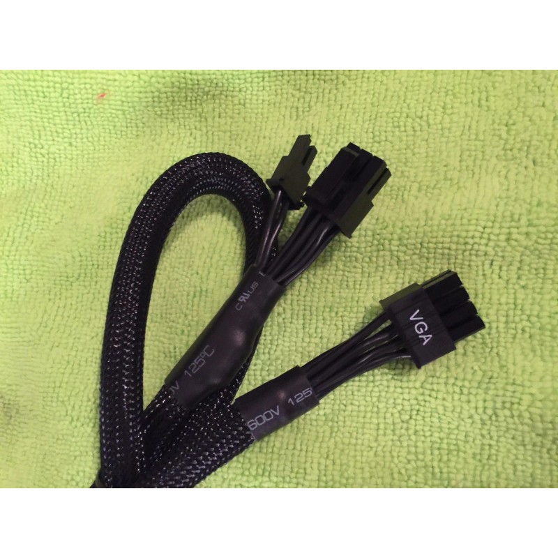 EVGA SUPERNOVA PCIE VGA Power Supply Cable ,ORIGINAL ( 29"
