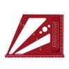 Upgrade Woodworking Measuring Ruler Metric/Inch 3D Multi-Angle Aluminum Alloy 22.5/30/45/60/67.5/90